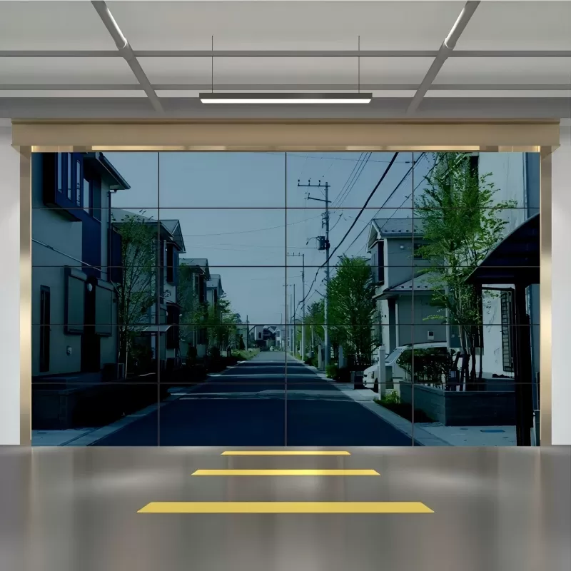 Frameless Aluminum Alloy Glass Door